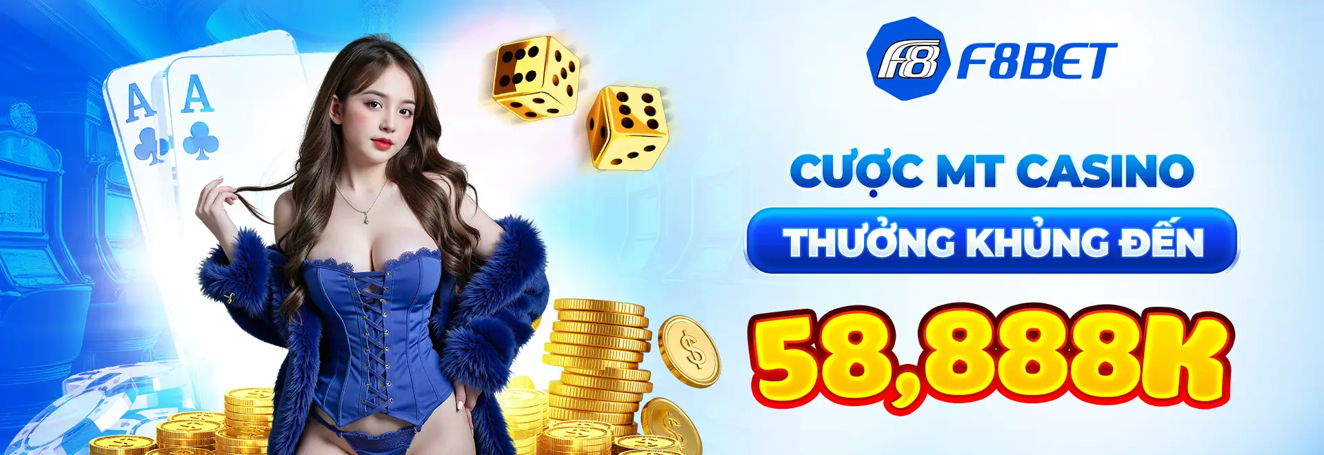 Banner F8Bet về ưu đãi và nhắc nhở trách nhiệm